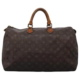 Louis Vuitton-LOUIS VUITTON Monogram Speedy 40 Hand Bag M41522 LV Auth ar13406-Monogram