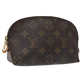 Louis Vuitton-LOUIS VUITTON Monogram Pochette Cosmetic PM Cosmetic Pouch M47515 LV Auth 120099-Monogram