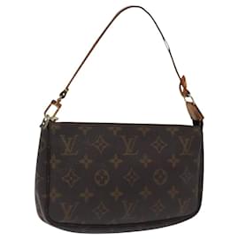 Louis Vuitton-LOUIS VUITTON Monogram Pochette Accessoires Pouch M51980 LV Auth KD341-Monogram