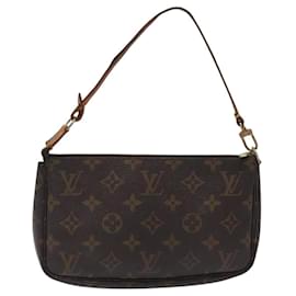 Louis Vuitton-LOUIS VUITTON Monogram Pochette Accessoires Pouch M51980 LV Auth KD341-Monogram