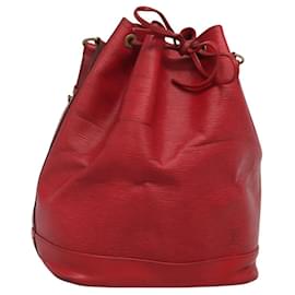Louis Vuitton-LOUIS VUITTON Epi Noe Shoulder Bag Red M44007 LV Auth 120316-Red