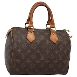 Louis Vuitton-LOUIS VUITTON Monogram Speedy 25 Hand Bag M41528 LV Auth 119337-Monogram