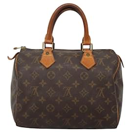 Louis Vuitton-LOUIS VUITTON Monogram Speedy 25 Hand Bag M41528 LV Auth 119337-Monogram
