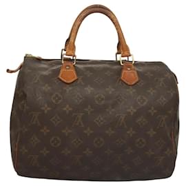 Louis Vuitton-LOUIS VUITTON Monogram Speedy 30 Hand Bag M41526 LV Auth 119741-Monogram