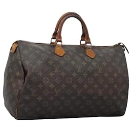 Louis Vuitton-LOUIS VUITTON Monogram Speedy 40 Hand Bag M41522 LV Auth 119960-Monogram