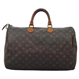 Louis Vuitton-LOUIS VUITTON Monogram Speedy 40 Hand Bag M41522 LV Auth 119960-Monogram