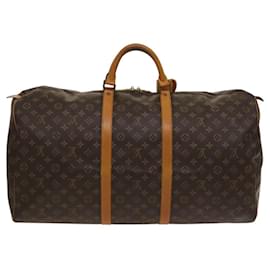 Louis Vuitton-LOUIS VUITTON Monogram Keepall 60 Boston Bag M41422 LV Auth am8178-Monogram