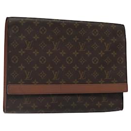 Louis Vuitton-LOUIS VUITTON Monogram Porte Envelope Clutch Bag M51801 LV Auth 118169-Monogram