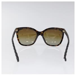 Chanel-CHANEL Sunglasses Plastic Black CC Auth bs24534-Black