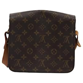 Louis Vuitton-LOUIS VUITTON Monogram Cartesier MM Shoulder Bag M51253 LV Auth BA1075-Monogram