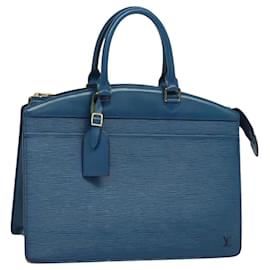 Louis Vuitton-LOUIS VUITTON Epi Riviera Hand Bag Blue M48185 LV Auth ti2983-Blue