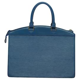 Louis Vuitton-LOUIS VUITTON Epi Riviera Hand Bag Blue M48185 LV Auth ti2983-Blue