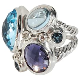 David Yurman-David Yurman Sterling Silver  Mosaic Ring-Other