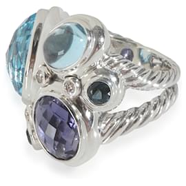 David Yurman-Bague en argent sterling mosaïque David Yurman-Autre