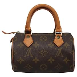 Louis Vuitton-LOUIS VUITTON Monogram Mini Speedy Hand Bag M41534 LV Auth 119606-Monogram