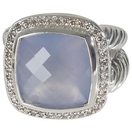Anel Albion de prata esterlina, calcedônia e diamante de David Yurman Outro