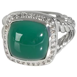 David Yurman-Bague Albion Orchidée Lagoon en diamant en argent sterling David Yurman-Autre