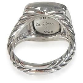 David Yurman-David Yurman Sterling Silver Diamond Lagoon Orchid Albion Ring-Other