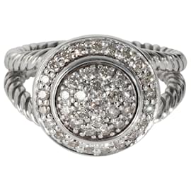 David Yurman-Bague Cerise en diamant en argent sterling David Yurman-Autre
