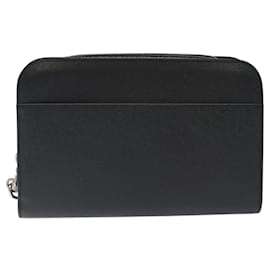 Louis Vuitton-LOUIS VUITTON Taiga Baikal Clutch Bag Ardoise M30182 LV Auth 119458-Grey