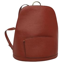 Louis Vuitton-LOUIS VUITTON Epi Coblanc Shoulder Bag Brown M52293 LV Auth ep8757-Brown