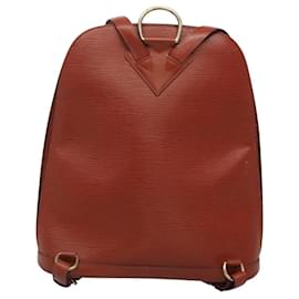 Louis Vuitton-LOUIS VUITTON Epi Coblanc Shoulder Bag Brown M52293 LV Auth ep8757-Brown