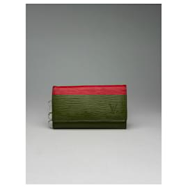 Louis Vuitton-LOUIS VUITTON Purses, wallets & cases T.  Leather-Red