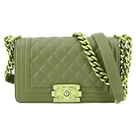 Chanel-Chanel Boy Chanel Small Chain Shoulder Bag-Pink