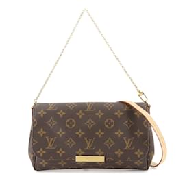 Louis Vuitton-Louis Vuitton Monogram Favorite PM 2way Hand Shoulder Bag-Brown,Monogram