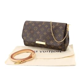Louis Vuitton-Louis Vuitton Monogram Favorite PM 2way Hand Shoulder Bag-Brown,Monogram