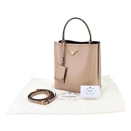 Prada-Prada Panier 2way Hand Shoulder Bag-Beige