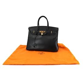 Hermès-Hermes Birkin 35 Handbag-Black