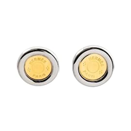 Hermès-Boucles d'oreilles en or jaune 18K Hermes-Autre