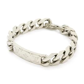Louis Vuitton-Louis Vuitton Silver Charm Bracelet-Silvery