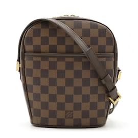 Louis Vuitton-Louis Vuitton Damier Ipanema PM Shoulder Bag Pochette-Brown