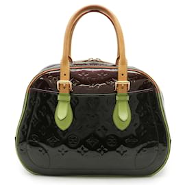 Louis Vuitton-Louis Vuitton Monogram Vernis Summit Drive Handbag-Dark red