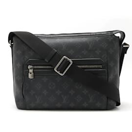 Louis Vuitton-Louis Vuitton Monogram Eclipse Odysse PM Shoulder Bag-Brown,Black