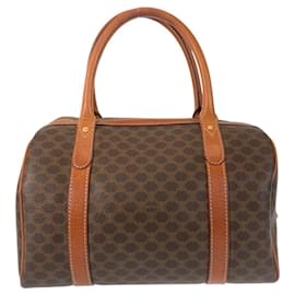 Céline-Celine Vintage Macadam Brown Handbag-Brown
