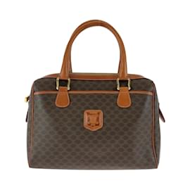 Céline-Celine Macadam Brown Handbag-Brown