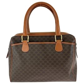 Céline-Celine Macadam Brown Handbag-Brown