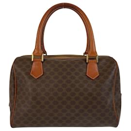 Céline-Celine Macadam Brown Handbag-Brown