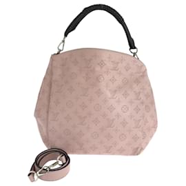Louis Vuitton-Louis Vuitton Monogram Mahina Babylon PM Handbag-Pink,Other