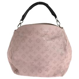 Louis Vuitton-Louis Vuitton Monogram Mahina Babylon PM Handbag-Pink,Other