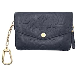 Louis Vuitton-Louis Vuitton Monogram Empreinte Card Case-Navy blue