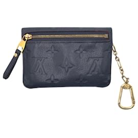 Louis Vuitton-Louis Vuitton Monogram Empreinte Card Case-Navy blue