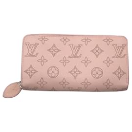 Louis Vuitton-Louis Vuitton Monogram Mahina Zippy Wallet-Pink,Other