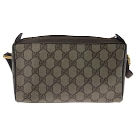 Gucci-Gucci Vintage Sherry Line Shoulder Bag-Brown,Beige
