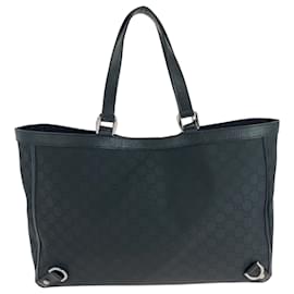 Gucci-Gucci Abby Black Nylon Tote Bag-Black