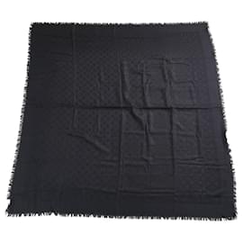Louis Vuitton-Louis Vuitton Monogram Stole Shawl in Gray-Brown