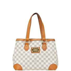 Louis Vuitton-Louis Vuitton Damier Azur Hampstead PM Handbag-White